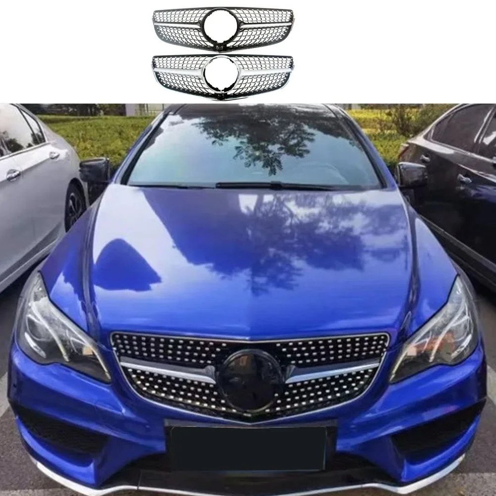 

Front Bumper Racing Grill Billet Grille Cover For Mercedes-Benz W207 E-Coupe 2014-2016 Diamond