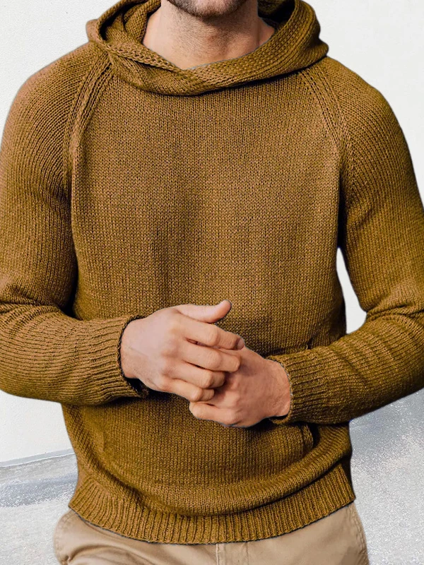 

Ранняя весна, мужской свитер, свободный капюшон, цветной длинный све, шерстяная трикотажная одежда, молодежная высококачественная верхняя одежда