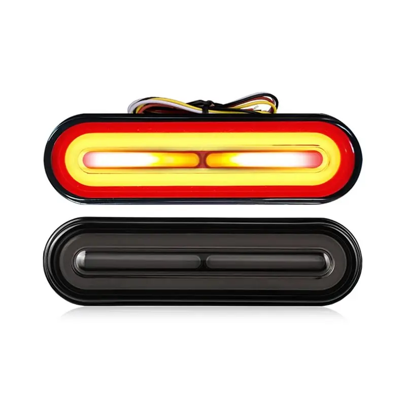 AU28-3X DC10-80V 60 LED Motorcycle Tail Lights Sequential Turn Signal Light DRL Stop Brake Light For Car Motorcycle