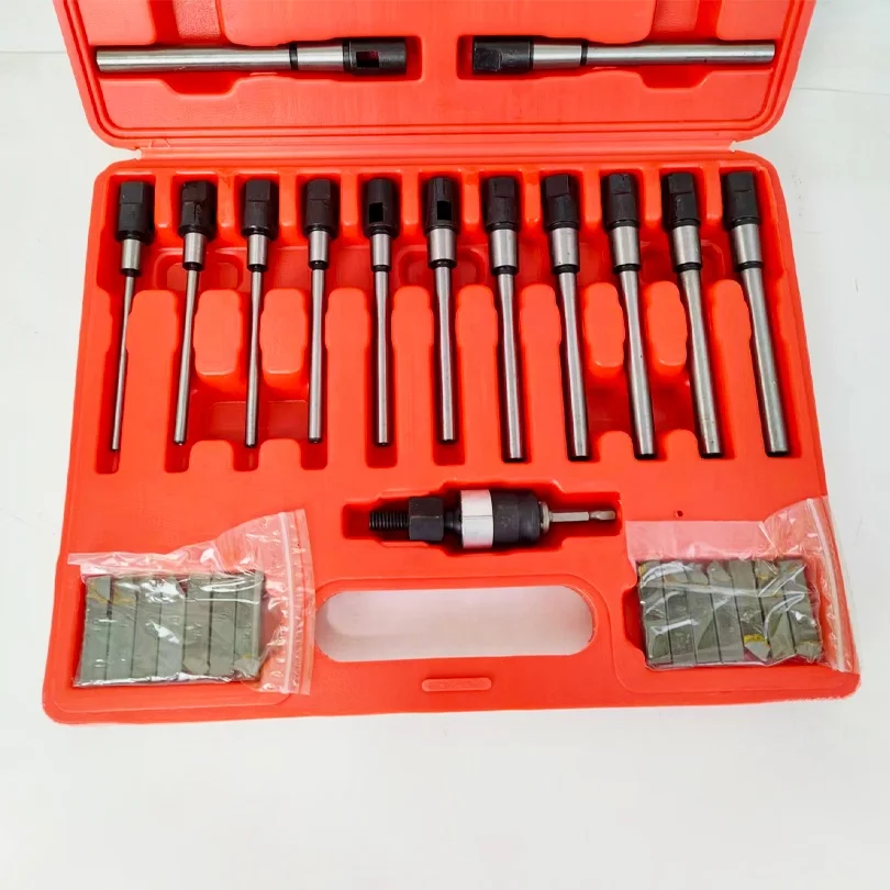 Universal Valve Seat Reamer Tool Set Auto Repair Cutter Tool Carbide Valve Seat Reamer Valve Cutting Tool for Engine Repair