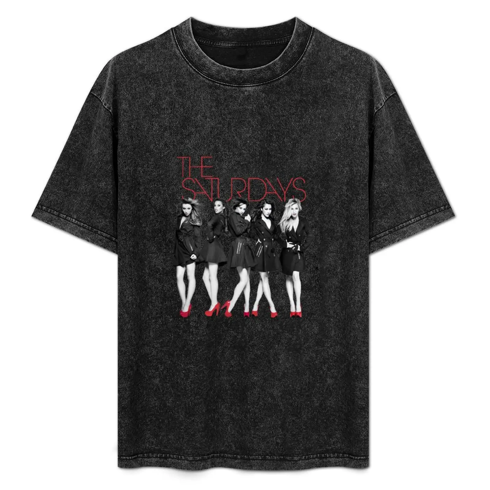 

The Saturdays - Work Tour replica T-Shirt rapper graphic tees Funny t-shirts fitted t shirts for men