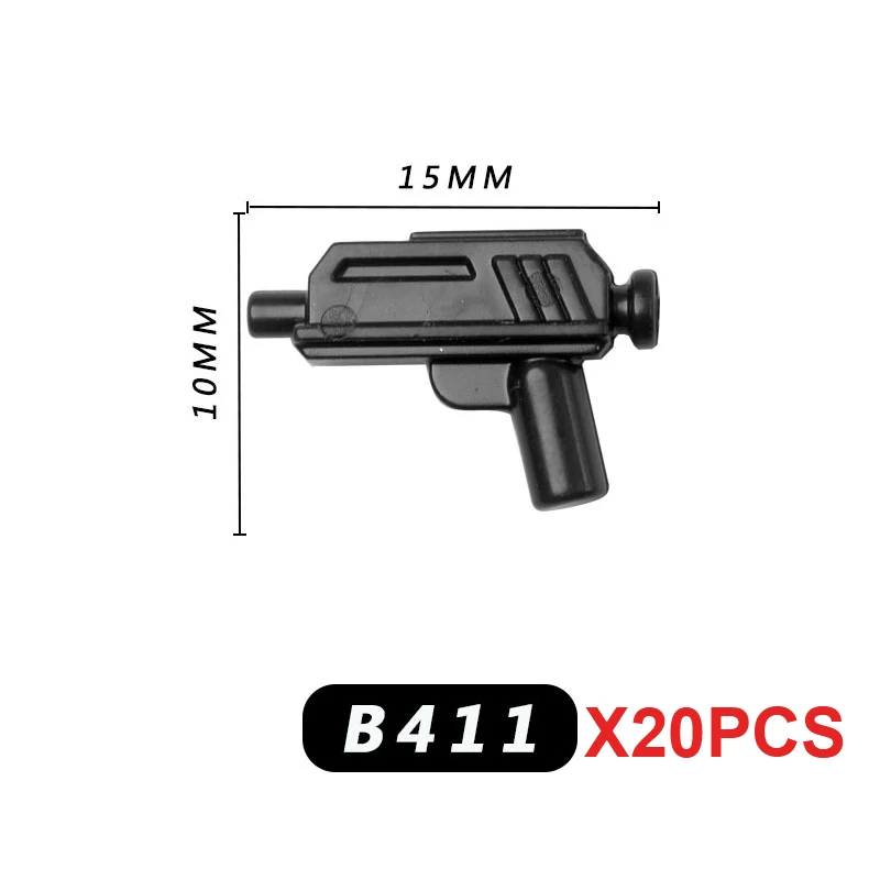 Militärische Kriege Galaxy Waffen Bausteine Film Action Soldat Figuren Teile Pistole Axt Tasche Zubehör Kit MOC Mini Ziegel Spielzeug