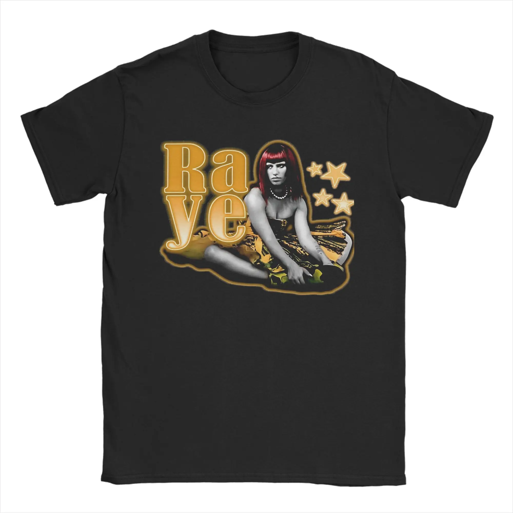 

Желтая светящаяся футболка Soul Singer Beach Raye Tour 2026, хлопковые футболки с графическим рисунком для футболки Harajuku, повседневные футболки с короткими рукавами