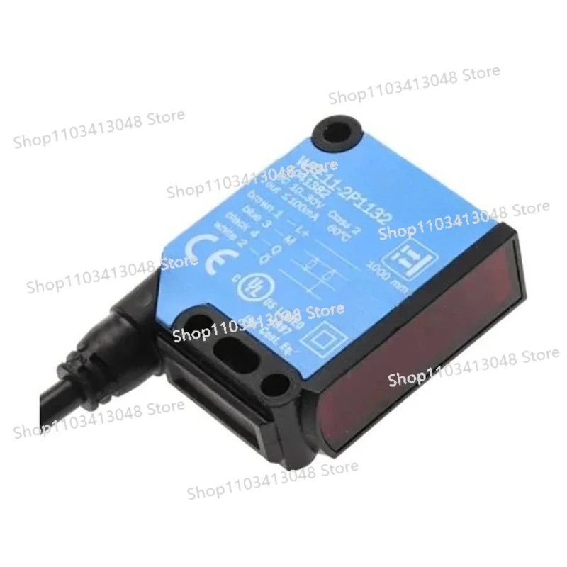 

WTE11-2P1132 photoelectric sensor block mirror reflection detection type output detection range of 40mm-1m new original