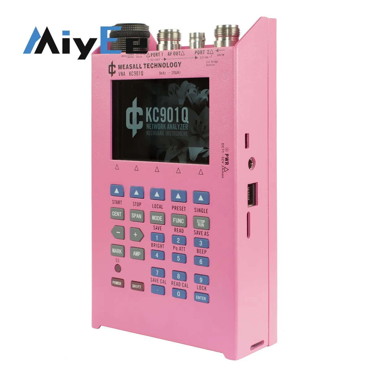 KC901Q Vector Network Analyzer VNA RF Multimeter Spectrum Field Strength Signal Source 9KHz-20GHz