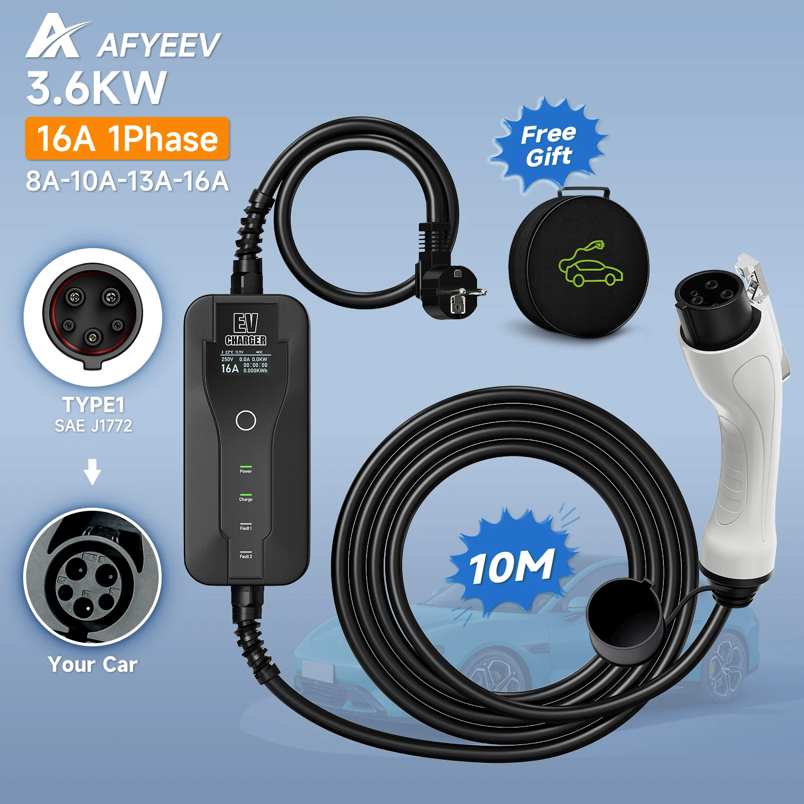 Afyeev 16A 3.6Kw 5M… - image