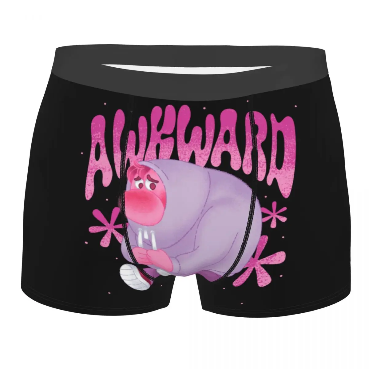 Custom Inside Out Always Awkward Boxers Shorts Men Briefs Underwear Cool Underpants