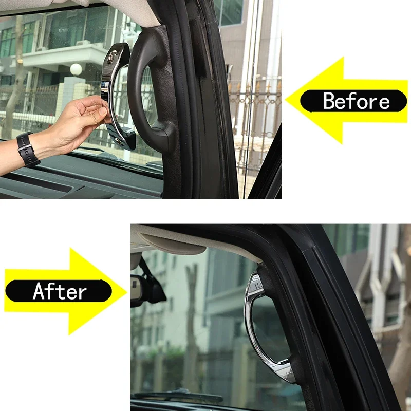 

For Hummer H2 2003-2007 Aluminum Alloy Replace Car A-pillar Handle Frame Roof Handle Auto Moulding Replacement Accessories