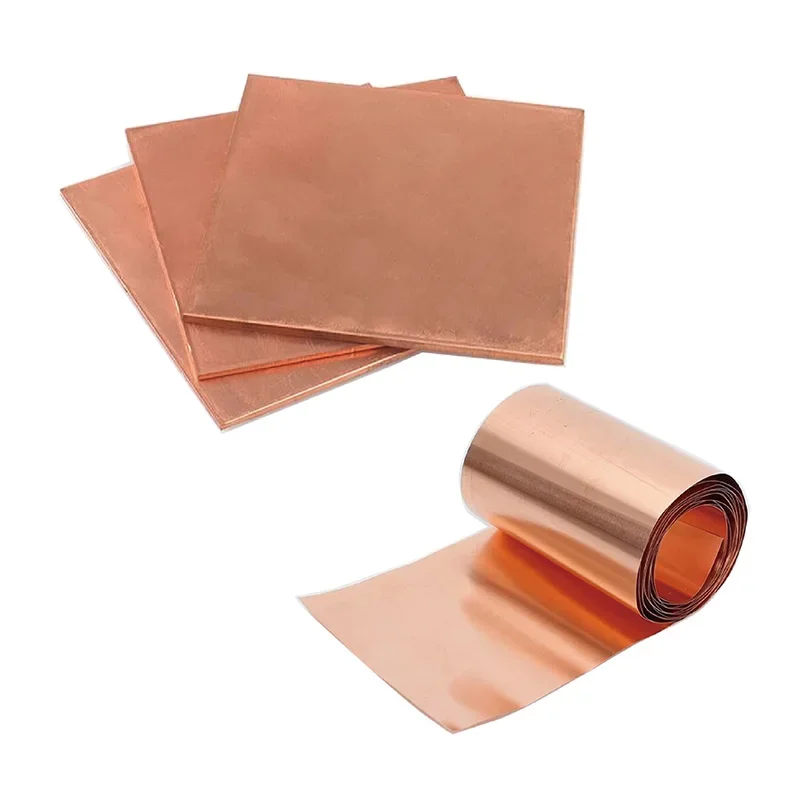 Copper Sheet Foil Plate 0.02mm 0.03mm 0.04mm 0.05mm 0.08mm 0.1mm 0.2mm 0.3mm 0.4mm 0.5mm 0.6mm 0.8mm 1mm