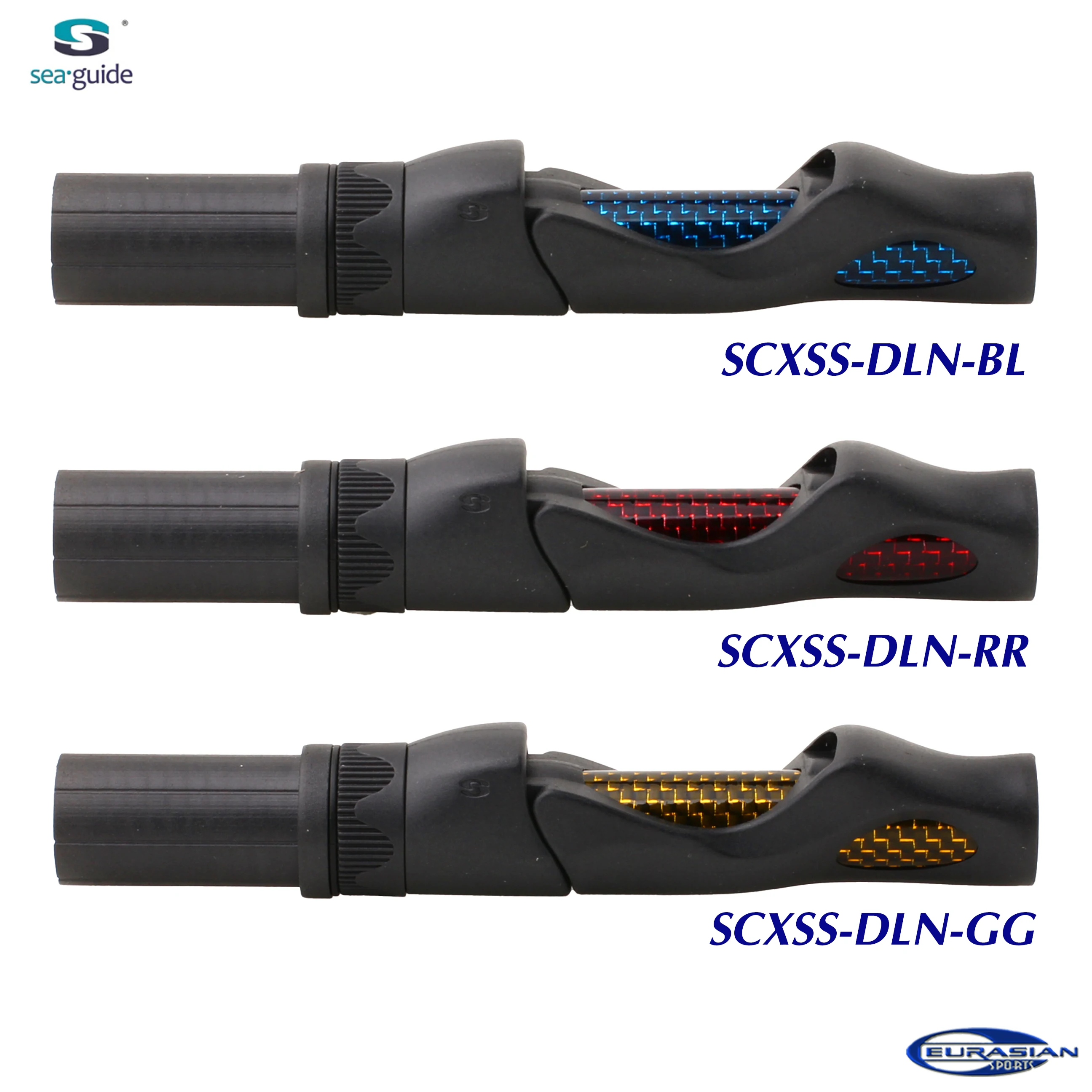 New type special slidable hood SEAGUIDE Carbon Tube Rod SCXSS DMN Nut Building Component Reel Seat Repair DIY Accessories