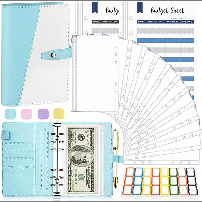 

Папка-органайзер для денег формата А6, 26-компонентная бюджетная папка с конвертами для денег и аркушами-багетсами, экономия бюджета денег