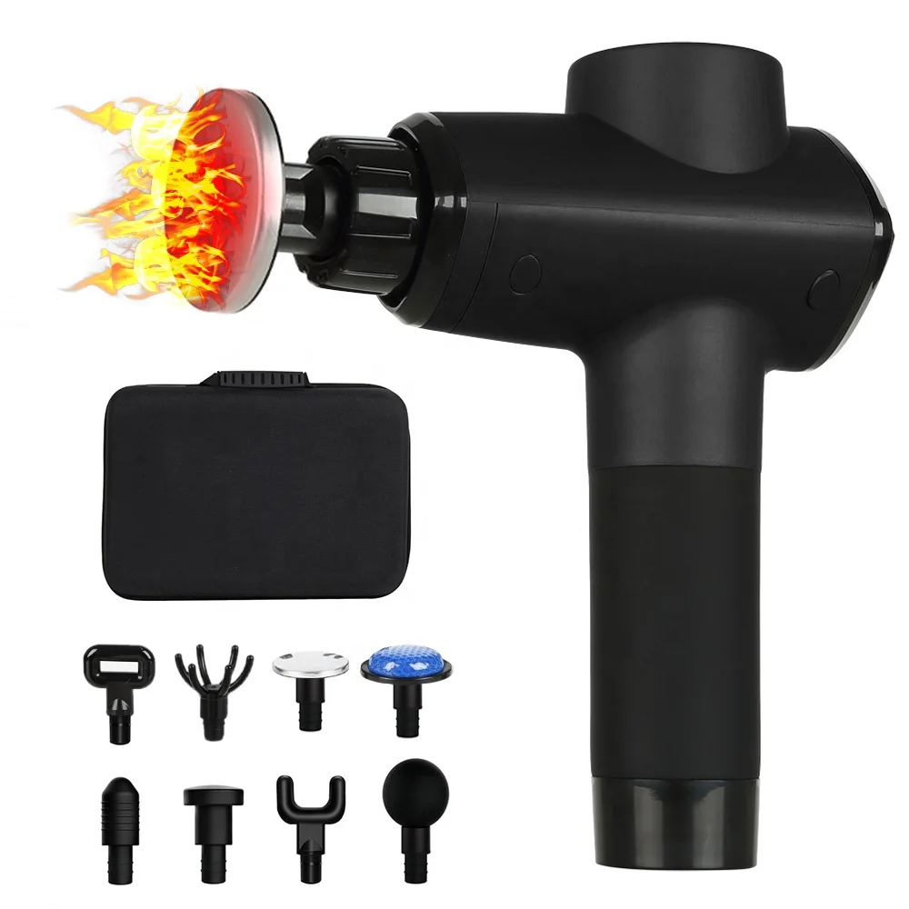 Factory Customized Deep Tissue Electric Gun Massager Heating and Cold Massage Gun Professional Health Care Products Fascia Gun - view 3
