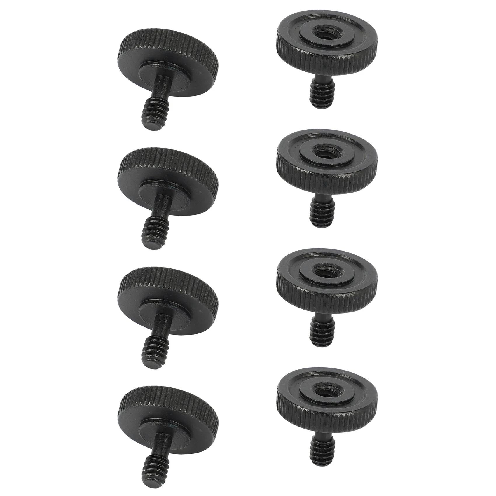 Thumb Screw Camera 1/4 Inch Thumbscrew L Bracket Screw Mount Adapter Bottom 1/4 Inch-20 Female Thread (Pack of 8)