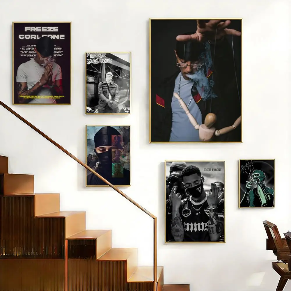 Trendy Rapper Freeze Corleone Poster HD Self-Adhesive No Residue After Removal Ideal for All Kinds of Wall Decor