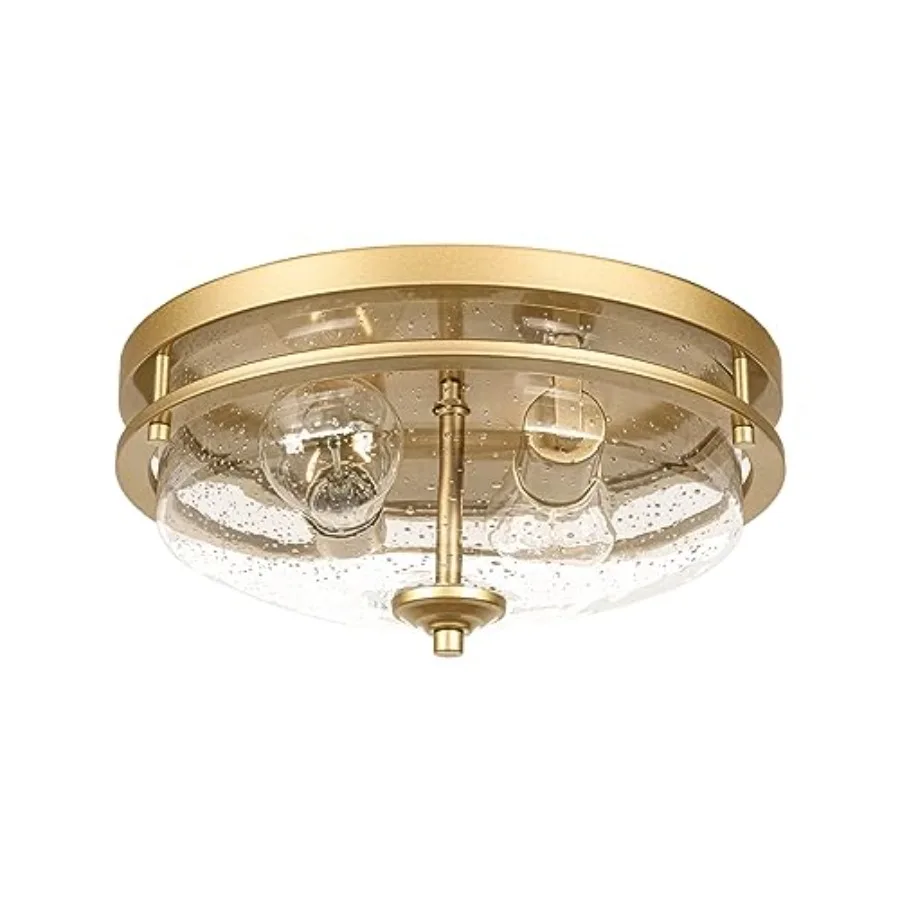 

Flush Mount Ceiling Lights 2-Light Farmhouse Close to Ceiling Light Industrial Ceiling Lighting Fixture for Kitchen Hallway Bed