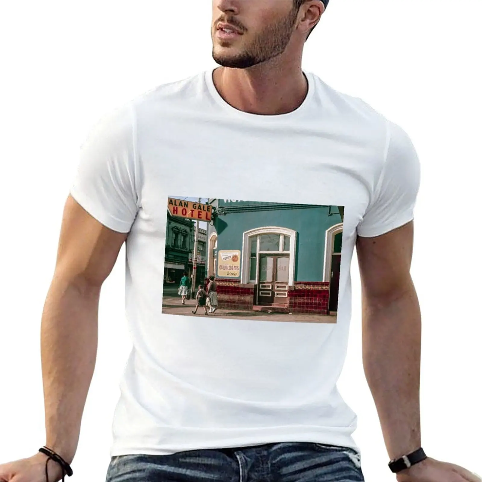 

Футболка Johnson St Collingwood 1960, мужская футболка, мужские футболки с рисунком, мужские футболки с графическим принтом, футболка