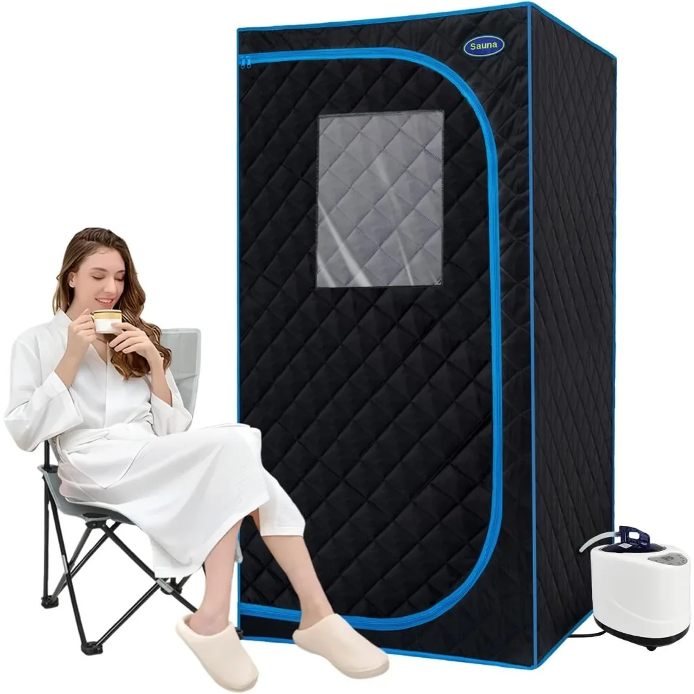 Tenda per Sauna a vapore Full Size, Spa domestica personale oversize, vaporizzatore leggero per Sauna, telecomando per tempo e temperatura