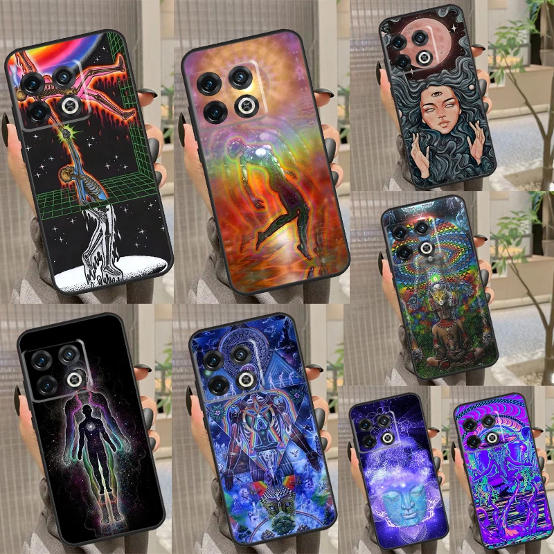 Spiritual Trippy Psychedelic Funda For OnePlus 11 10T 8T 9RT 10R 8 9 10 Pro OnePlus Nord 2 2T N10 N20 N30 CE 3 Lite Case