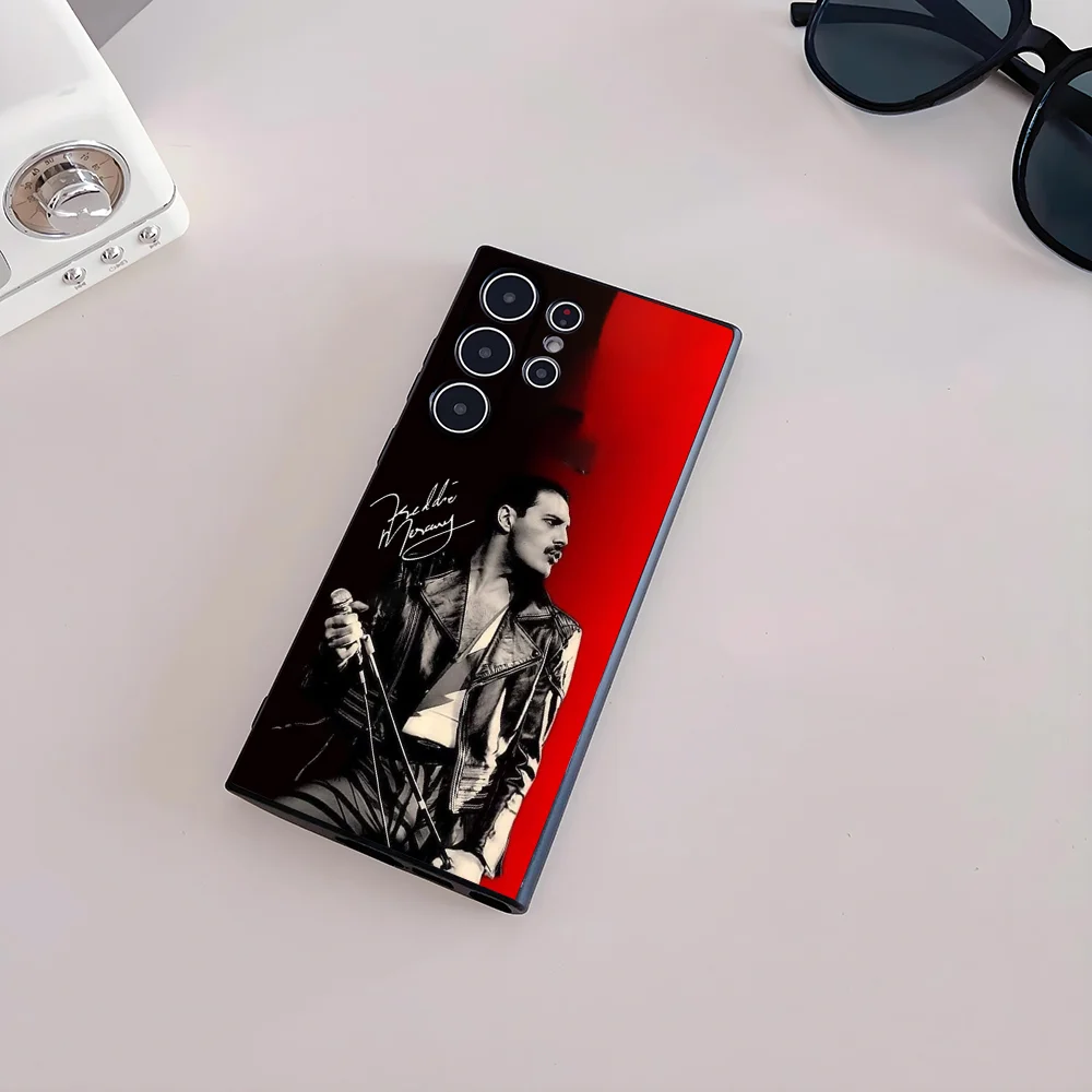 حافظة لهاتف سامسونج جالاكسي S25 S24 S22 S23 Ultra S21 S20 Plus 5G حافظة كاملة غير قابلة للانزلاق من Queen F-Freddie Mercury #3