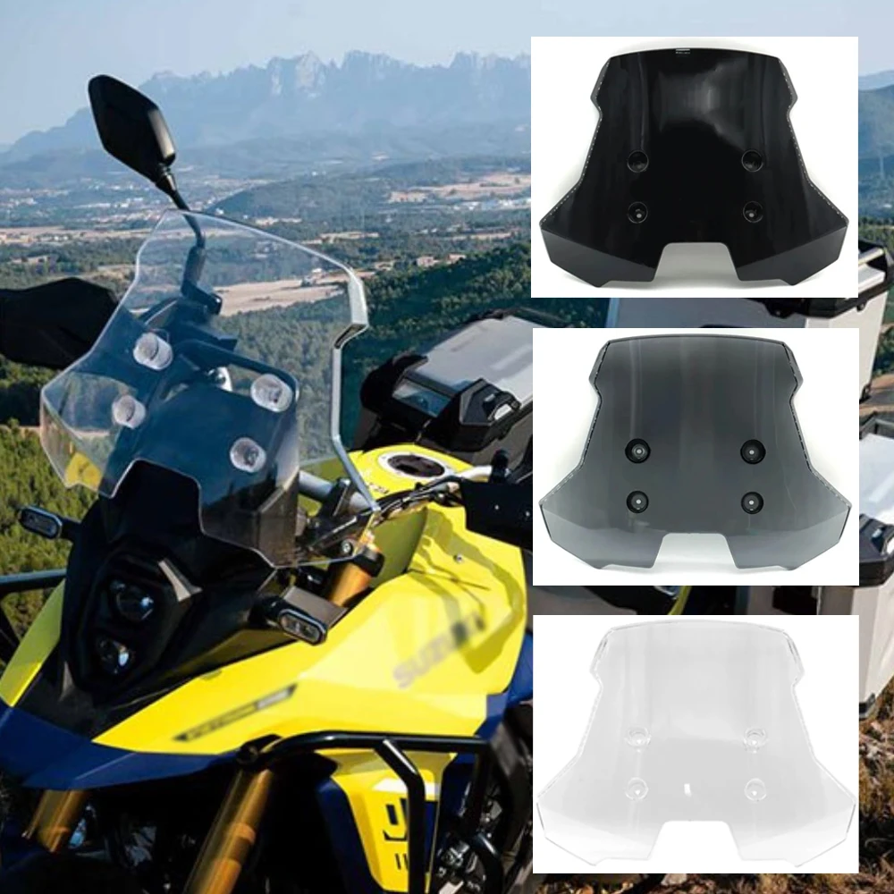 For V-Strom 800 Touring Windshield Windscreen For Suzuki 800DE DE Adventure 2023 2024 Motorcycle Wind Screen Shield Deflector