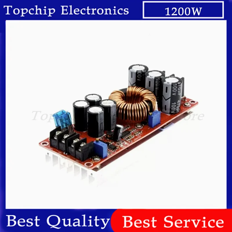 1200W/1500W DC-Wandler, Auto-Boost-Modul, 20A Spannungswandler, CV-Boost-Wandler, Spannungsregler