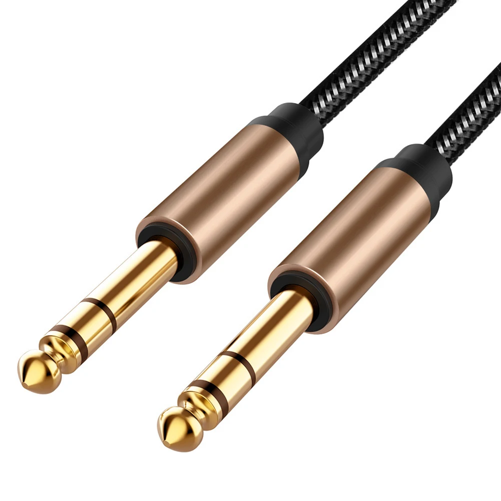 Gold-Plated 6.35mm Instrument Cable 6.5 mm 1/4