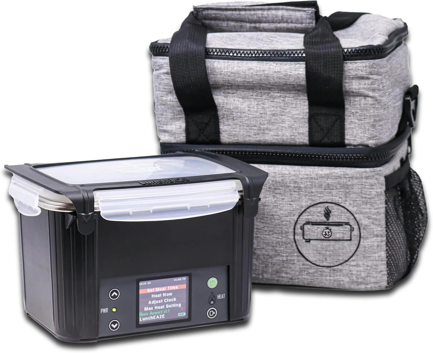 Electric Lunch Box – Self-Heating, Cordless, Battery Powered Food Warmer for Work, Travel– 220°F Heat, BPA Free, Meal