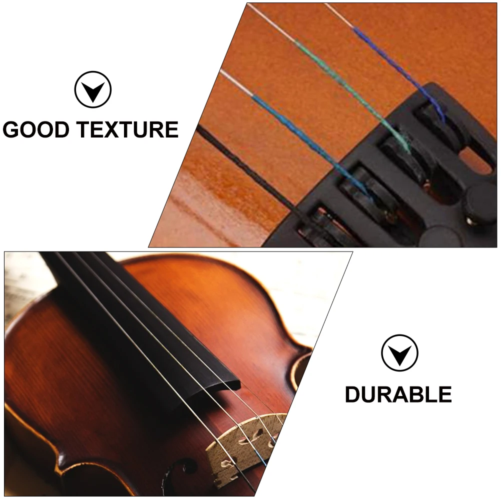 

8pcs Violin Strings 0.26mm 0.36mm 0.5mm 0.73mm Stainless Steel Core Durable Replacement Accessories Student Professional