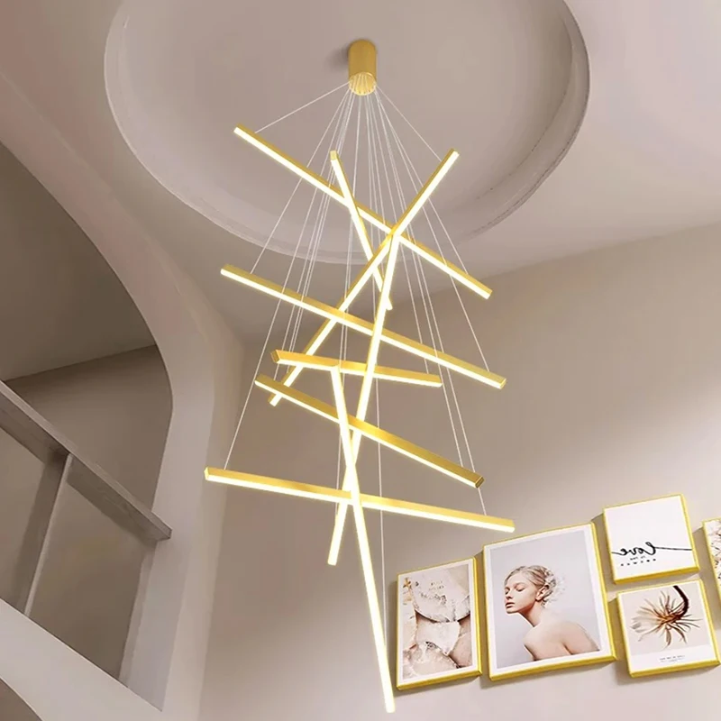 

Nordic home decoration, stair chandelier, living room bedroom and dining room Pendant lights, ceiling light, indoor lighting