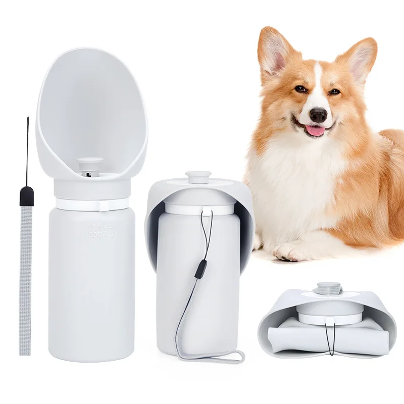 1PC Pet Portable Travel Folding Water Cup,Silica Gel Mini Walking Dog Outdoors Water Cup,For Dog Go Out Pet Supplies Accessories