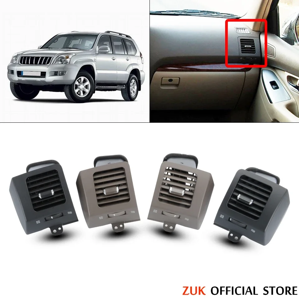 ZUK Front Dash Middle Air Conditioner AC Vent Grille Frame Outlet Assembly For TOYOTA LAND CRUISER PRADO For LEXUS 2003~2009