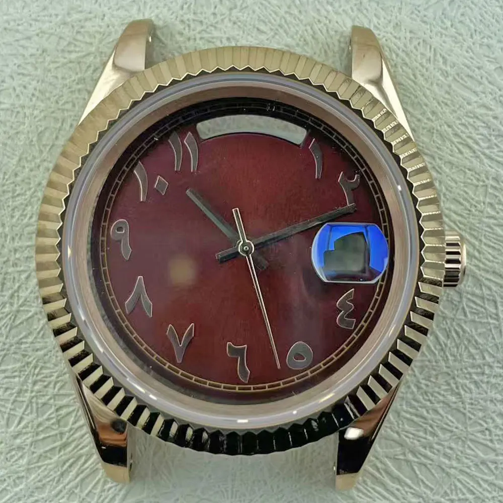 

Корпус часов 39 мм, циферблат с арабскими цифрами, нержавеющая сталь 316L, сапфировое стекло, подходит для часов с механизмом NH8285, аксессуары