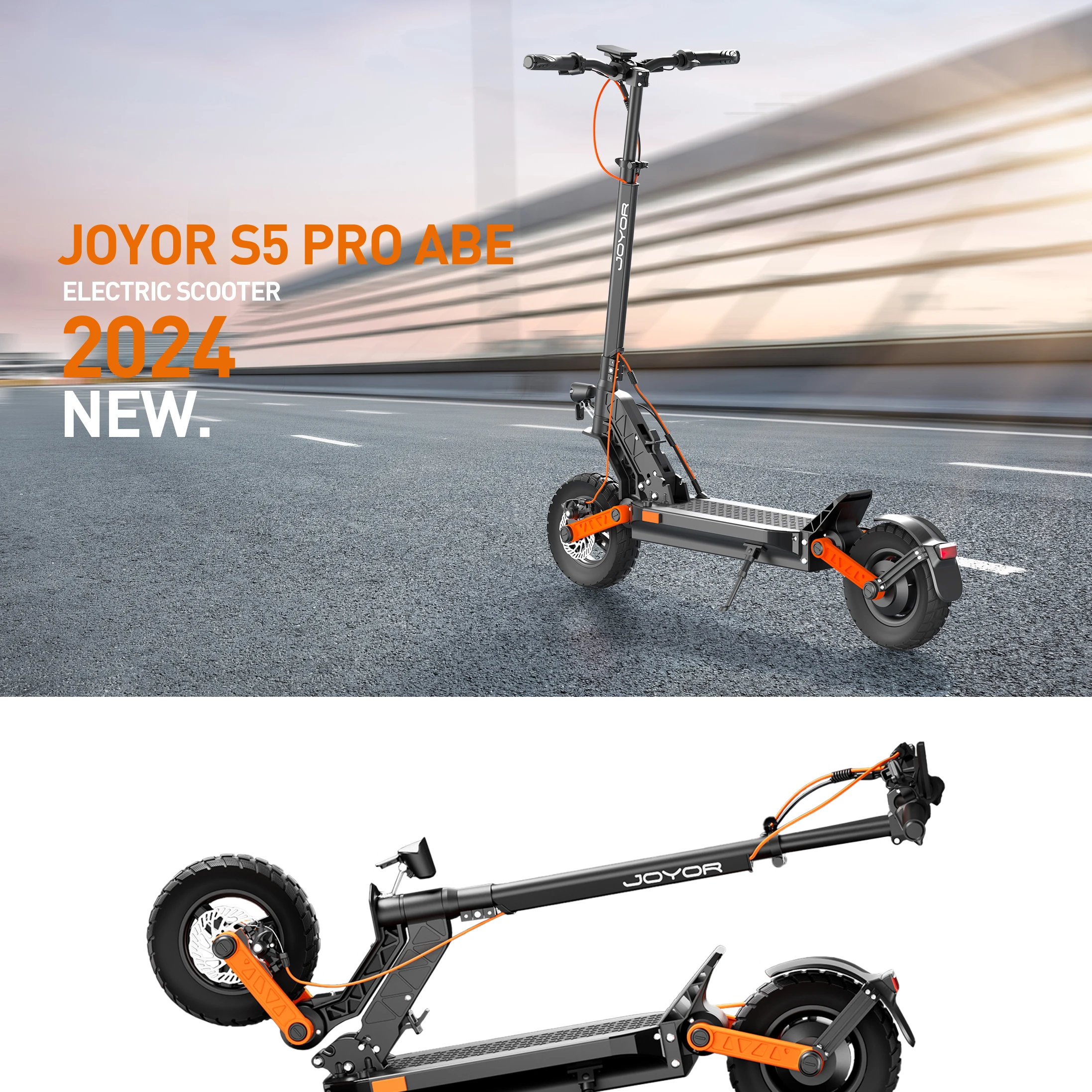 JOYOR S5PRO Elektroroller 48V 26AH Akku mit ABE-Zertifizierung Elektroroller für Städtische Tägliche Pendlerfahrten E-Scooter – Detail 1