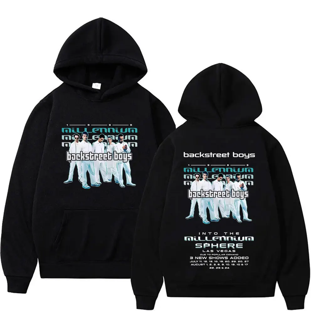 

Backstreet Boys Into The Millennium Tour 2025 Hoodie Men Women Casual Vintage Streetwear Male Hip Hop Fashion Oversized Hoodies