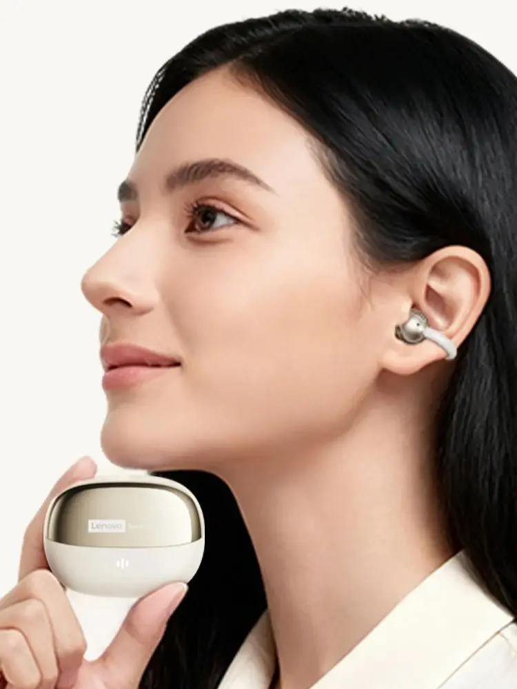Lenovo RS103 Open Oor Clip Oorbel Oortelefoon Draadloze Bluetooth 6.0 Hifi Stereo Game Muziek Oordopjes W Oor Ornamenten Opbergtas - afbeelding 2