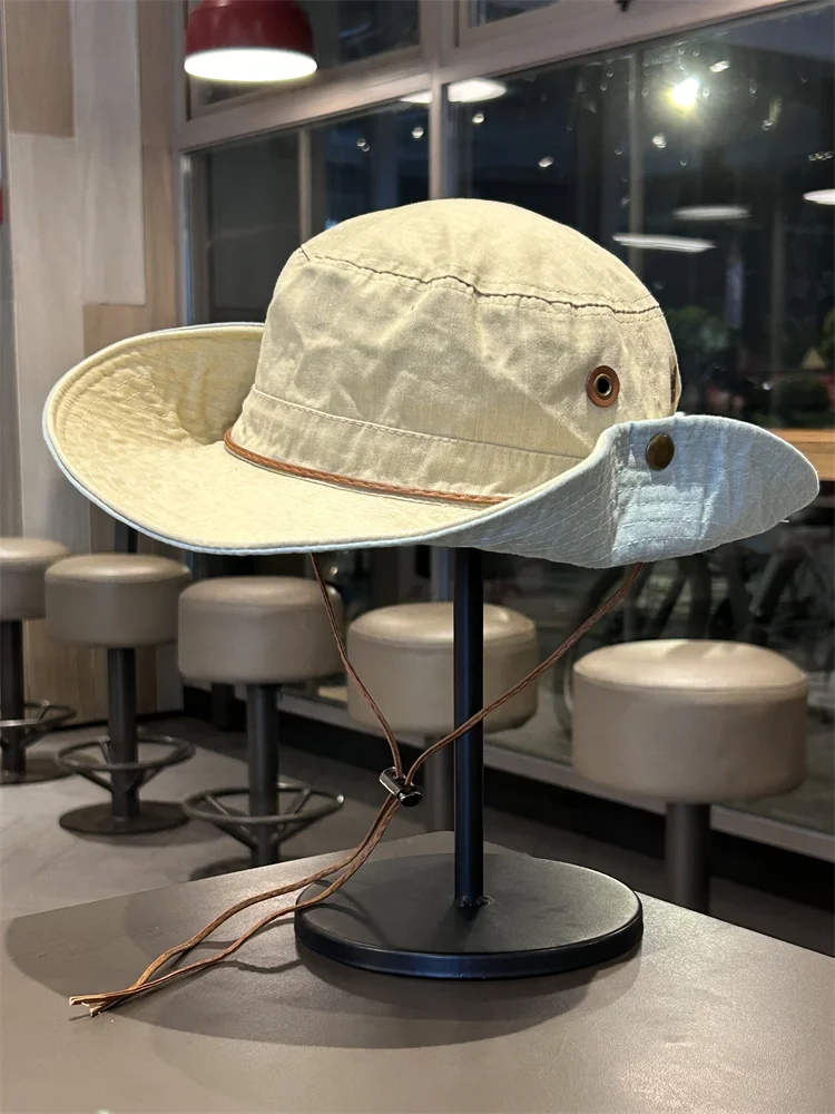 

Summer Outdoor Sun Hat Men's and Women's Hiking Camping Mountaineering Hat Fishing Basin Hat