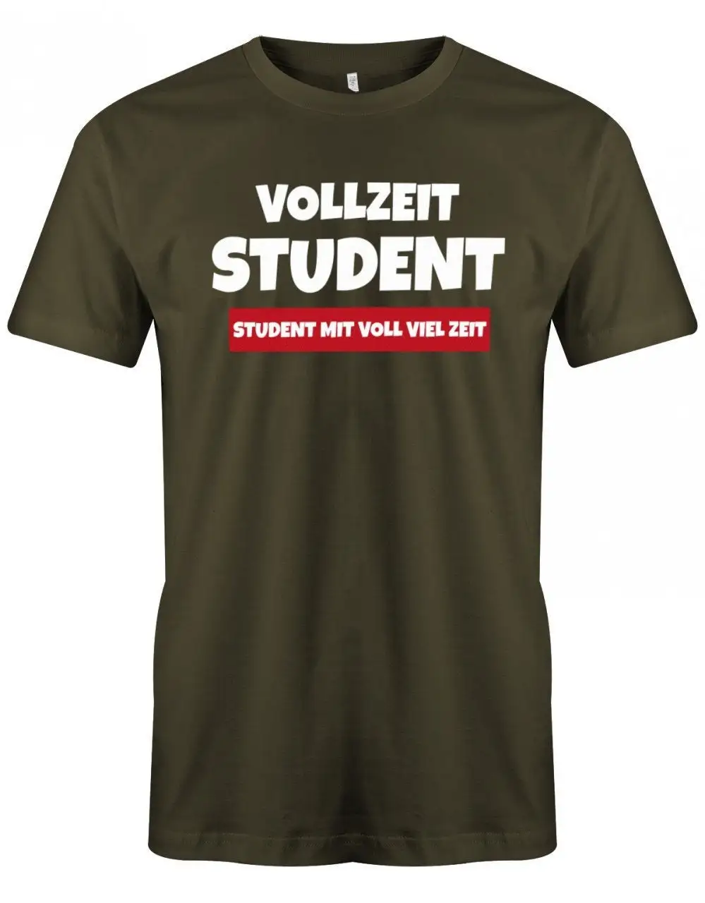 Vollzeit Student Studium Herren T Shirt