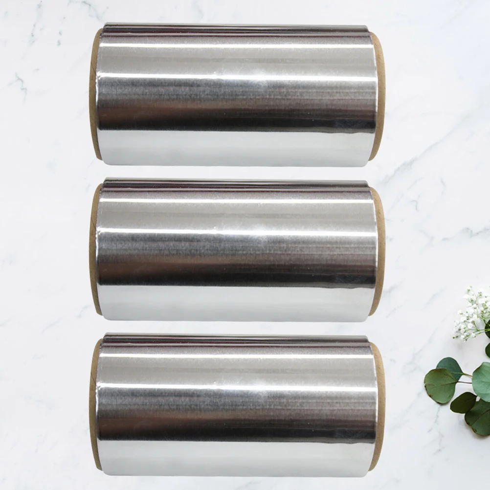 3 قطعة 3 لفات تلوين الشعر Tinfoil المتاح صالون القصدير احباط ل بيرم احباط مانيكير الحلاق أداة اكسسوارات التصميم #3