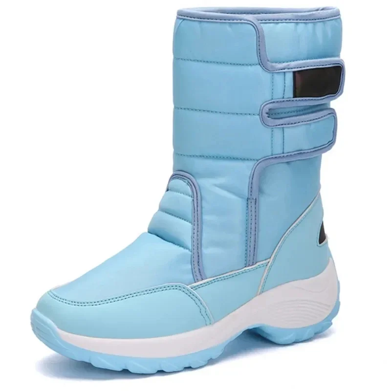 New winter Warm Snow Boots Outdoor waterproof women\'s Cotton boots Plush comfort warm Female high top boots