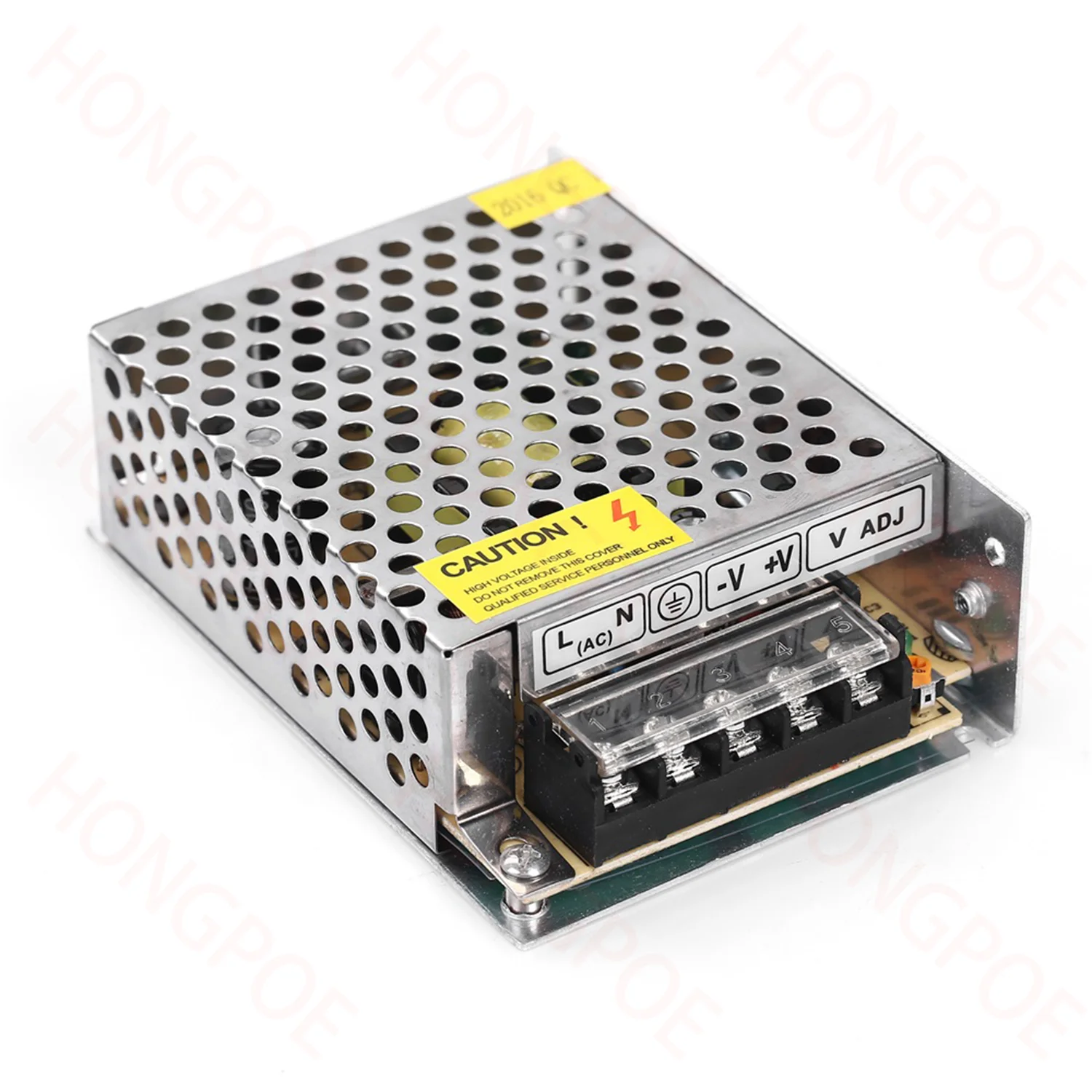 HONGPOE 12V/24V DC Power Supply 60W 75W 100-240V AC to DC Switching Power Supply Transformer for LED Strip Lights and Motors CCT