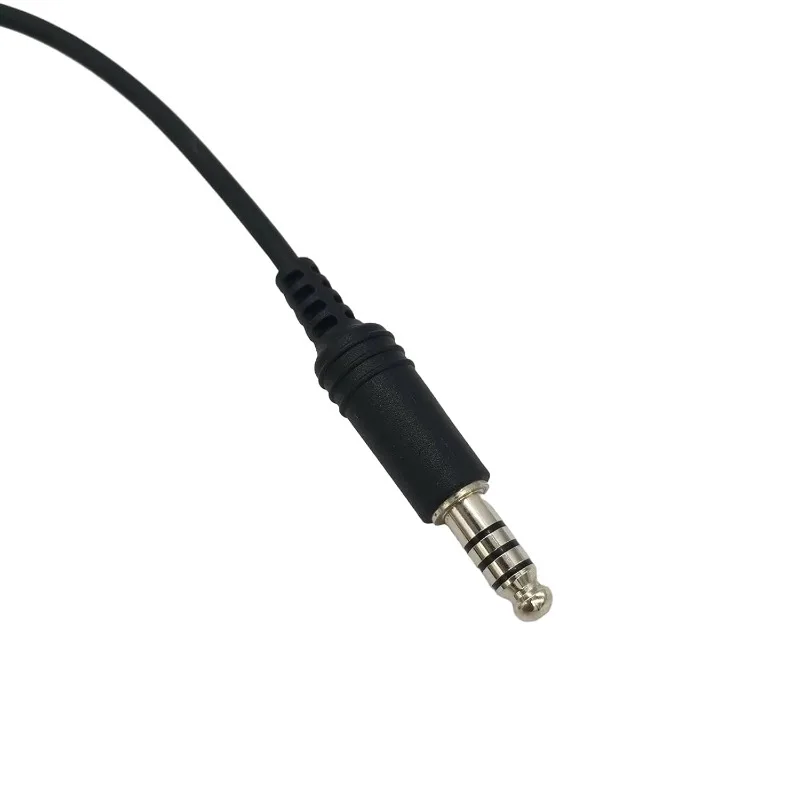7.1 7.0 mm Extension Cable GA Headphone Adapter for David Clarks Bose Helicopter Aircraft General Aviation Military Headset(NATO