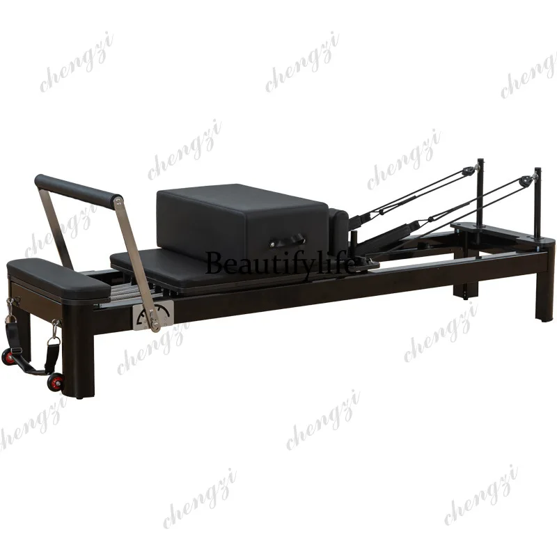 Aluminum Alloy Pilates Core Training Bed Private Teaching Equipment Five Piece Set Customizable Oak Pilates Bed