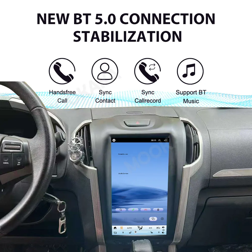 11.6 Inch Android 14 For Isuzu DMAX 2015-2018 Car Stereo Radio Multimedia Player GPS Navigation Wireless CarPlay Head Unit DSP
