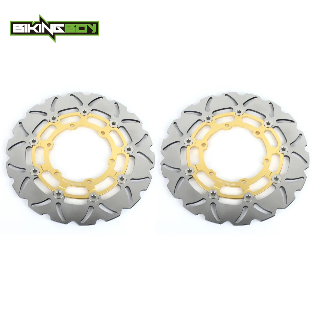 BIKINGBOY For R850R 94-03 R1100R 93-01 R1100RT 94-01 95 96 97 R1100RS 92-01 K100RS K1 1000 89-93 Front Brake Discs Rotors Disks