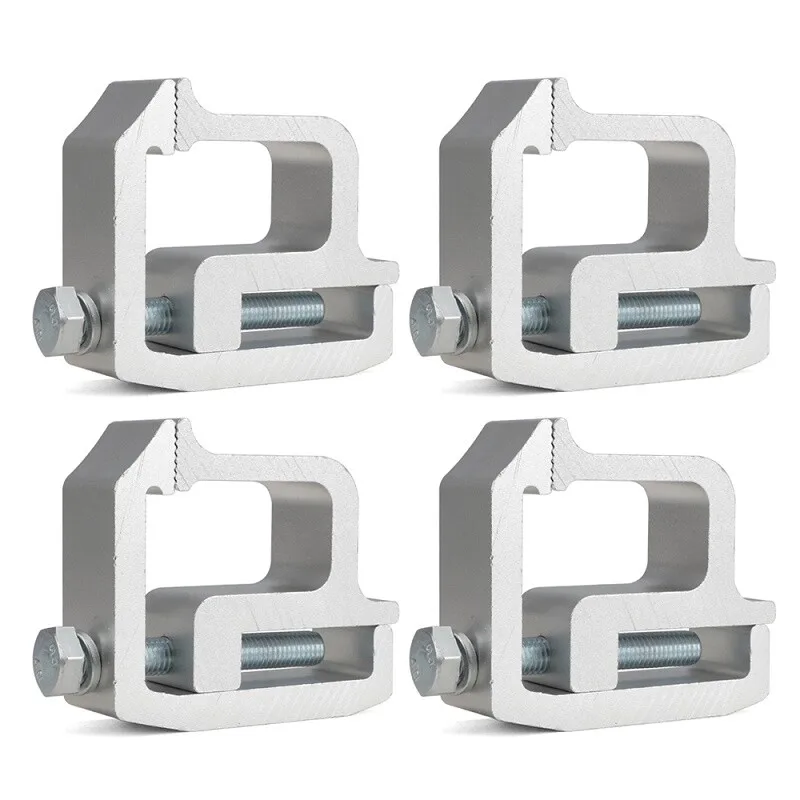 Universal Heavy Duty G-Type Fixing Clamps for Truck Camper Shell Bed Cap Topper Mounting Auto Accessories