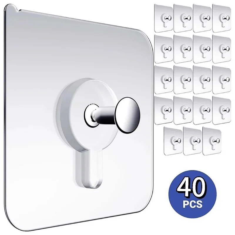 قوي لاصق الأظافر جدار السنانير خزانة خزانة الجرف أوتاد مسامير شماعات جدران المطبخ الحمام لكمة خالية ذاتية اللصق السنانير