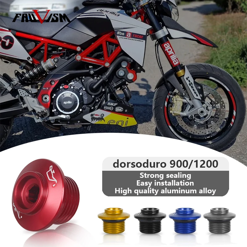 Off-road motorcycle suitable for Aprilia dorsoduro 900 1200 motorcycle products engine oil inlet cover oil screw cover plug tank