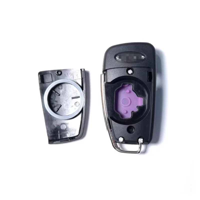 2 Button Replacement Flip Folding Remote Key Case Shell For Chery Tiggo 3 Fob Key Blank Cover