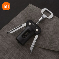 Xiaomi Circle Joy Manual Wine Opener Wine Beer Dual-Use Structure Wing-Shaped Corkscrew Easy Corking Kitchen Accessories Tool