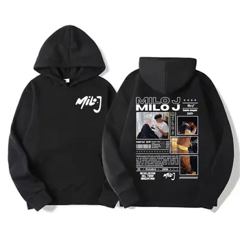 Rapper Milo J Muziekalbum Grafische Hoodie Mannen Vrouwen Harajuku Mode Oversized Sweatshirt Vintage Casual Fleece Streetwear Met Capuchon